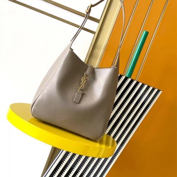 생로랑 LE 5A7 스몰 호보백 블랑 빈티지 713938 23cm