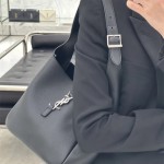 생로랑 LE 5A7 스몰 호보백 블랑 빈티지 713938 23cm