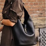 생로랑 LE 5A7 미디움 호보백 블랑 빈티지 793051 26cm