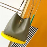 생로랑 LE 5A7  라지 호보백 블랑 빈티지 753837