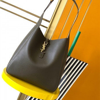 생로랑 LE 5A7 라지 호보백 블랑 빈티지 753837