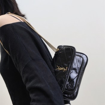 생로랑 미니 니키 체인 여성 숄더백 828736 18cm