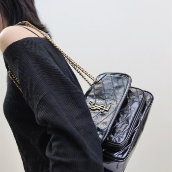 생로랑  스몰 니키 체인 여성 숄더백 633151 22cm