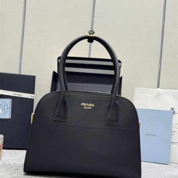 프라다 미디엄 가죽 토트백 1BG538