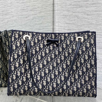 디올 신상 오블리크 보우 리본 토트백 미디움