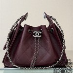 샤넬 25백 스몰 캐비어 트위드 제니백 AS5293