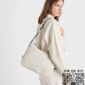 프라다 폴드 라지 가죽 숄더백 1BC288