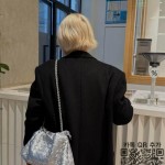보테가베네타 블랙 드로우스트링 더스트 노떼백 839394