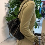 보테가베네타 블랙 드로우스트링 더스트 노떼백 839394