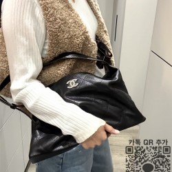 샤넬 다이아몬드 퀼팅 글로시 램스 골드 메탈 콤비 호보백 숄더백 AS6139