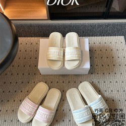 디올 샌들 슬리퍼