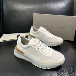 브루넬로 쿠치넬리 Brunello Cucinelli 로우탑 스니커즈 운동화 남성용