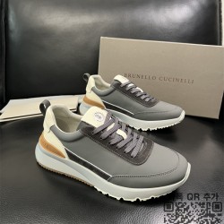 브루넬로 쿠치넬리 Brunello Cucinelli 로우탑 스니커즈 운동화 남성용