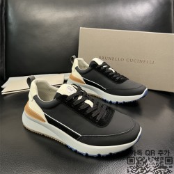 브루넬로 쿠치넬리 Brunello Cucinelli 로우탑 스니커즈 운동화 남성용