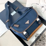프라다 PRADA 리나일론 및 사피아노 가죽 숄더백 2VD066