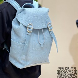 디올 DIOR 8 가죽 플랩 백팩