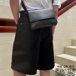 보테가베네타 앙골로 메신저 867404 알프스 그린 남성 크로스백